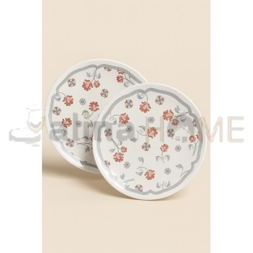 ALİNA HOME YUVARLAK SERVİS 26,5 CM 1*6