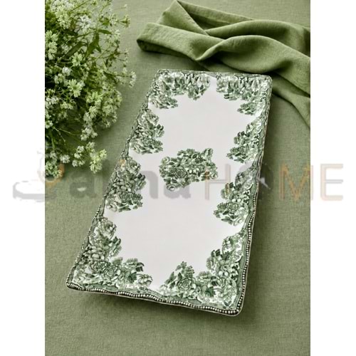 ÜLGER FLORA YEŞİL BATON SUNUM TABAĞI 1*12