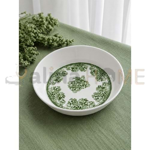 ÜLGER FLORA YEŞİL SALATA KASESİ 1*12