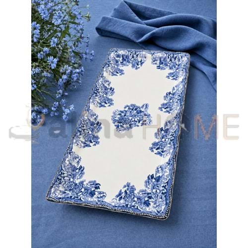 ÜLGER FLORA MAVİ BATON SUNUM TABAĞI 1*12