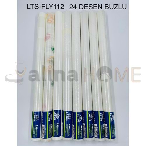 BZD LOTUS YAPIŞKANLI FOLYO PVC 2 MT BUZ DESEN 1*96