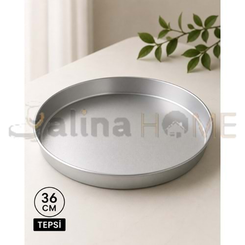 ARKOM ALÜMİNYUM KORDONLU FIRIN TEPSİ 36 CM ELOKSALLI 1*25