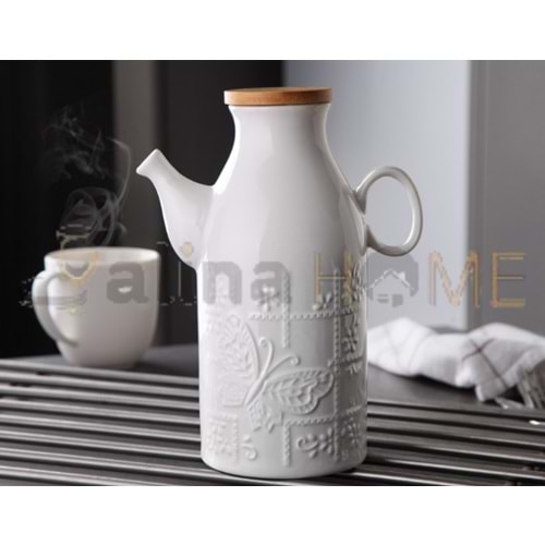 GNL PORSELEN YAĞLIK YUVARLAK 1000 ML 1*12