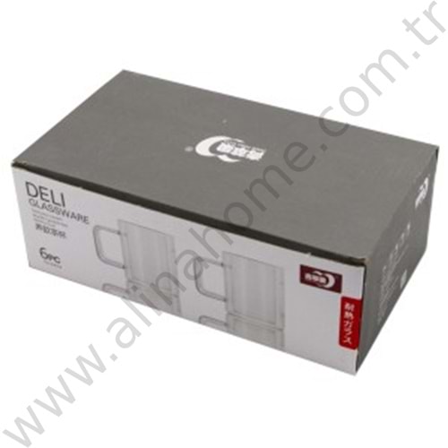 DELİ GLASS CAM KUPLU BARDAK 6 LI 1*24