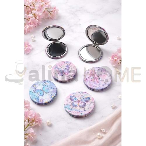 BZD GOLDEN ANGEL MAKYAJ AYNASI YUVARLAK TAŞLI 1*12