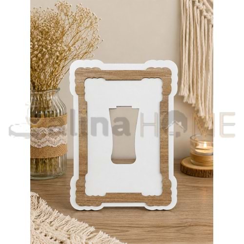 GLS AHŞAP FOTOĞRAF ÇERÇEVESİ 21x15 CM