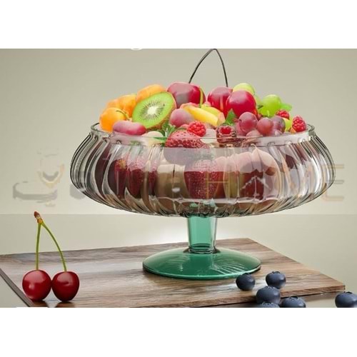 GLASSCOM AMS JWL AYAKLI KÜÇÜK MEYVELİK 19 CM 1*12