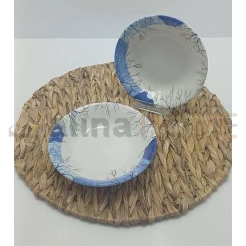 ALİNA HOME HAYAT AĞACI KÜÇÜK YEMEK TABAĞI 17 CM 1*18