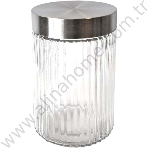 DELİ GLASS CAM KAVANOZ METAL KAPAK 1250 ML 1*6