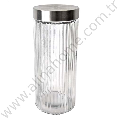 DELİ GLASS CAM KAVANOZ METAL KAPAK 2100 ML 1*6