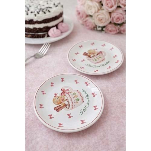 ALİNA HOME HOT COCOA YUVARLAK TATLI TABAĞI 16 CM 1*20