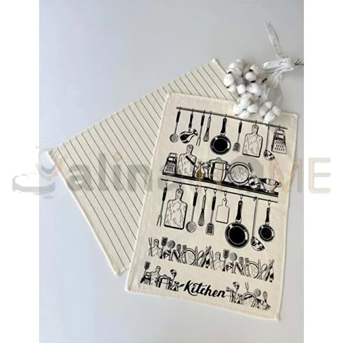 SERMAT HAVLU PEÇETE 2 Lİ ÇİFT YÖNLÜ 40x60 CM 1*20