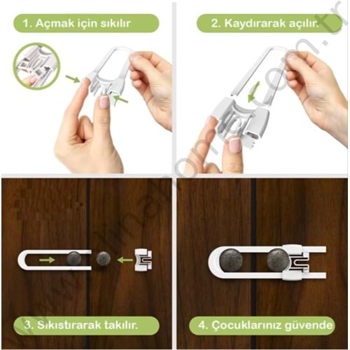 İDEAL BABY RAYLI DOLAP KİLİDİ 1*24