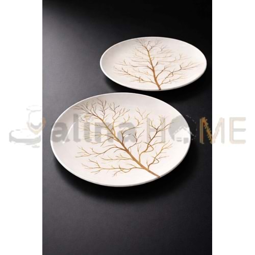ALİNA HOME IHLAMUR YUVARLAK SERVİS 26,5 CM 1*12
