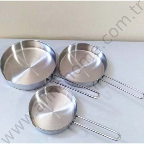İNCİ ÇELİK SOSLUK 3 LÜ TEL KULP 13-15-17 CM 1*36