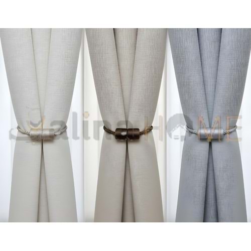 BZD IVORY PERDE TOKASI İPLİ TEKLİ 1*12