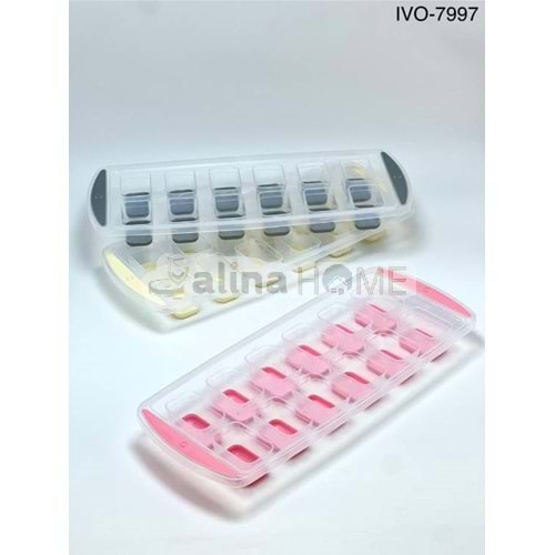 BZD IVORY SİLİKON BUZ KALIBI JUMBO DİKDÖRTGEN 10 SIRA 1*100