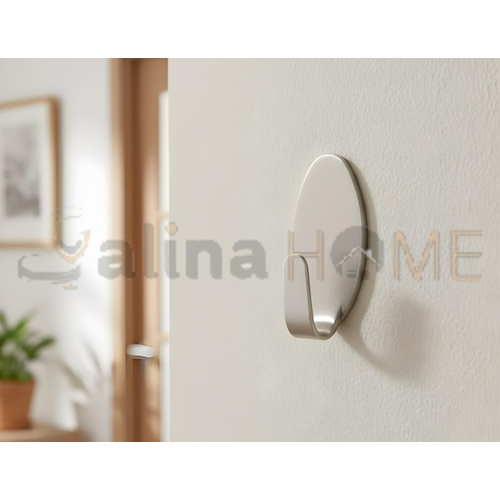 BZD IVORY YAPIŞKANLI ASKI METAL 6 LI OVAL ASKI 1*120