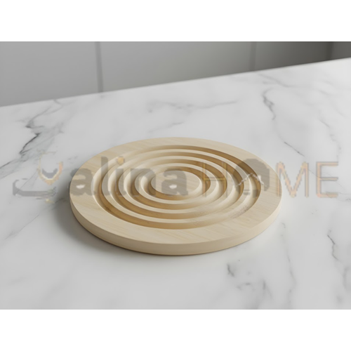 BZD IVORY BAMBU NİHALE YUVARLAK 17 CM 1*150