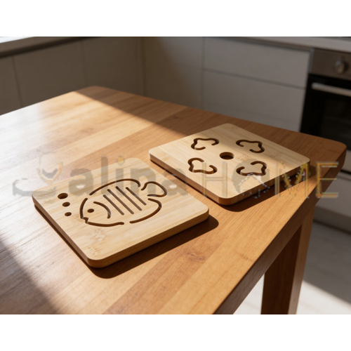 BZD IVORY BAMBU NİHALE LÜKS KARE 17 CM 1*300