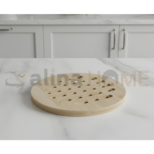 BZD IVORY BAMBU NİHALE LÜKS YUVARLAK 17 CM 1*300