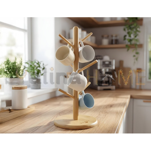 BZD IVORY BAMBU FİNCAN VE KUPA ASKILIĞI 1*60