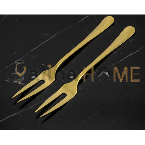 BZD IVORY ÇELİK SERVİS GOLD ÇATAL 27 CM 1*24