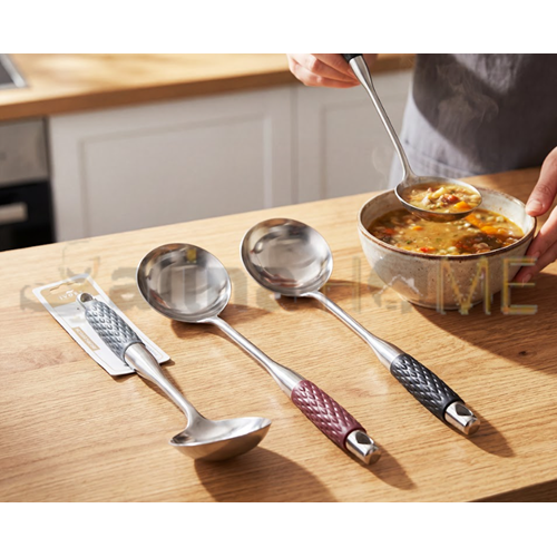 BZD IVORY ÇELİK SERVİS KEPÇESİ SATEN 39 CM 1*24