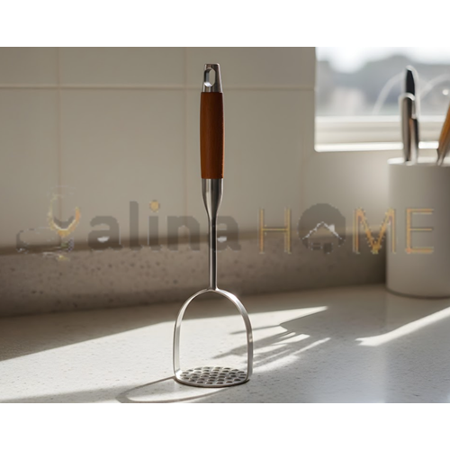 BZD IVORY PATATES EZİCİ AHŞAP SAPLI 304 METAL 34 CM 1*48