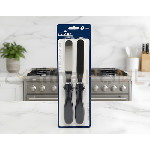 BZD IVORY KEK PASTA SPATULA SETİ 2 Lİ 22 CM 1*78