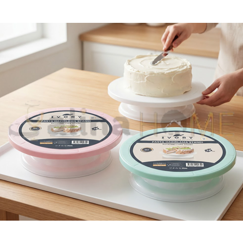 BZD IVORY KEK PASTA HAZIRLAMA STANDI 28 CM DÖNERLİ 1*48