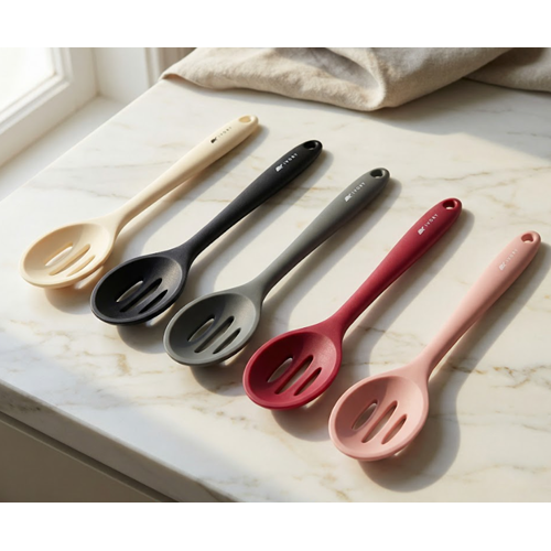 BZD IVORY SİLİKON SÜZGEÇLİ KAŞIK 28 CM 1*24