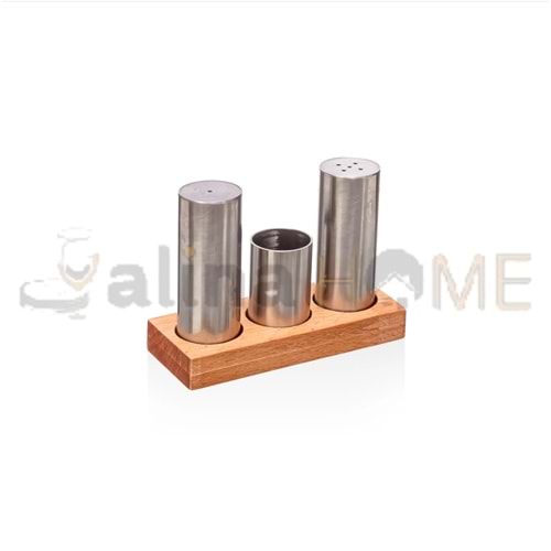 KISMET METAL BAHARATLIKLI VE TUZLUK TAKIMI 3 LÜ