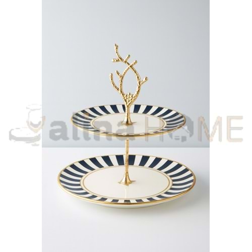 ÜLGER ÇİZGİLİ KELEBEK MODEL KATLI KURABİYELİK 1*12