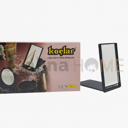 KOÇLAR AYNA KÖŞELİ CEP AYNA NO:1 1*24