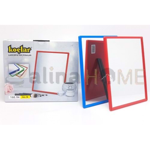 KOÇLAR AYNA KÖŞELİ 15x12 CM NO:18 1*12