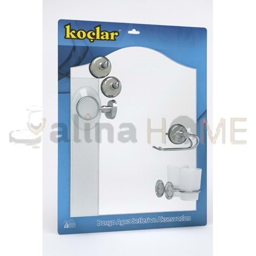 KOÇLAR AYNA VAKUMLU AYNA SETİ 1*8