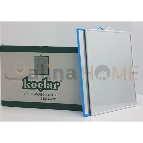 KOÇLAR AYNA KÖŞELİ DUVAR AYNASI 29x21.5 CM NO:30 1*12