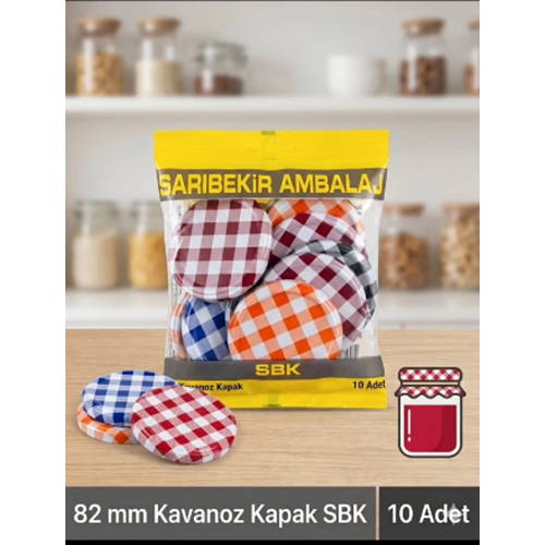 SBK KONSERVE KAPAĞI 82 mm METAL KAPAK 10 LU PAKET 1*39