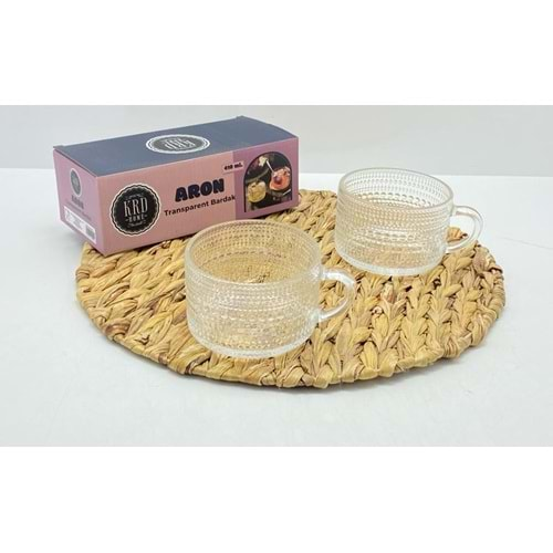 KRD HOME ARON TRANSPARENT KULPLU BARDAK 1*18