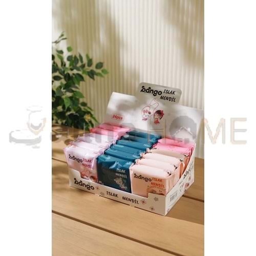 KRD HOME PANGO ISLAK MENDİL 1*24