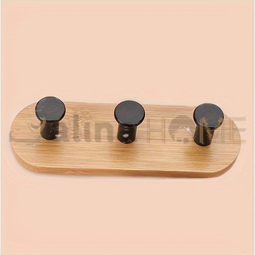 KRD BAMBU 3 LÜ OVAL YAPIŞKANLI ASKILIK 1*20