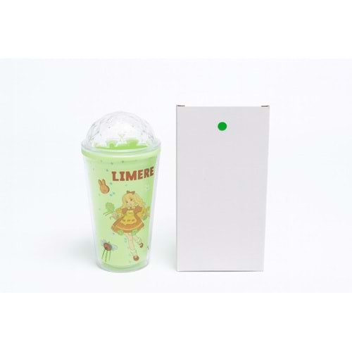 KRD PİPETLİ BARDAK AKRİLİK DESENLİ 1*60