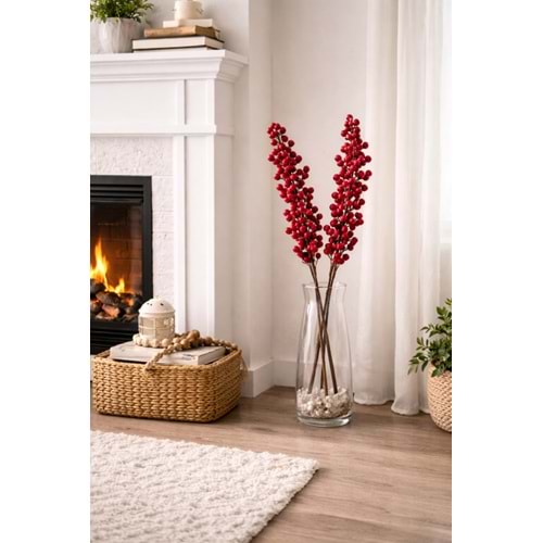 KRD ÇİÇEK YAPAY UZUN DAL KOKİNA ÇİÇEĞİ 95 CM 1*150