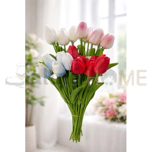 KRD ÇİÇEK ISLAK LALE 6 LI KAPALI ÇİÇEK 1*33