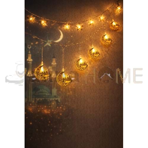 KRD LED LAMBA RAMAZAN MÜBAREK MODEL METAL 78 CM 1*100