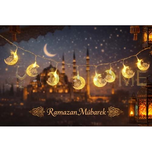 KRD LED LAMBA RAMAZAN CAMİ MODEL SAÇAKLI 98 CM 1*50