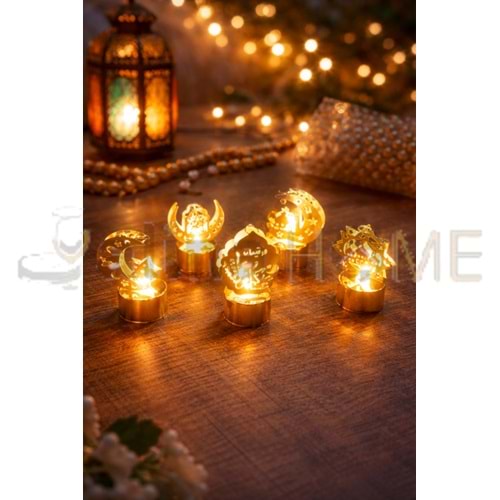 KRD LED LAMBA RAMAZAN KARIŞIK MODEL METAL 1*12