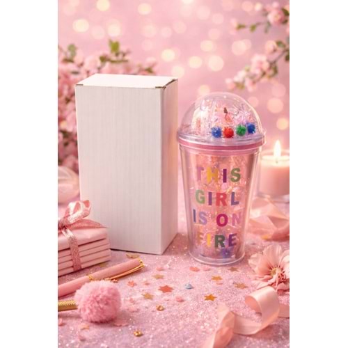 KRD PİPETLİ BARDAK AKRİLİK DESENLİ 1*60