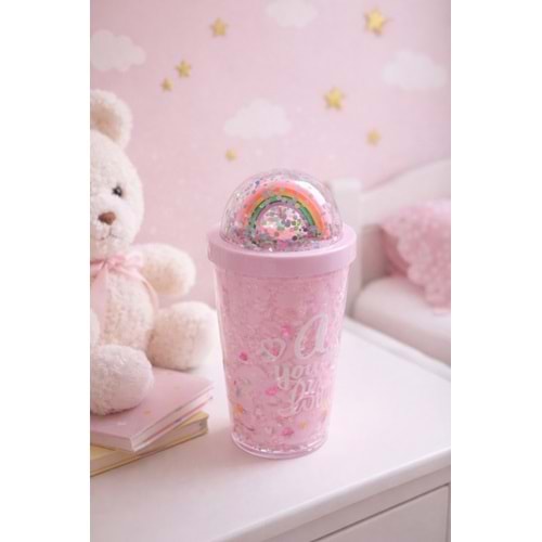 KRD PİPETLİ BARDAK AKRİLİK DESENLİ 1*60